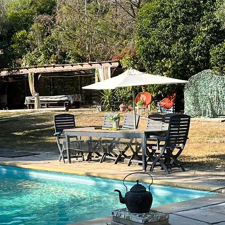 Le Bonheur Avec Piscine Et Jardin Casa vacanze